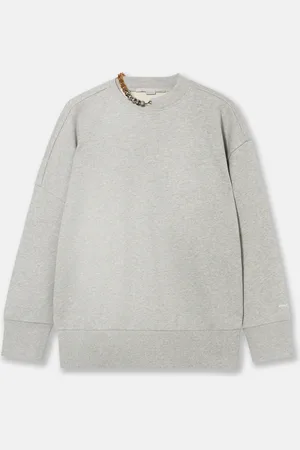 Stella McCartney Felpa Impreziosita da Catene, Donna,