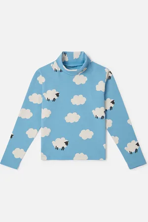 Stella McCartney Top Dolcevita Motivo Pecora, Donna,