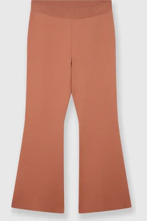 Stella McCartney Pantaloni Svasati a Vita Media, Donna,