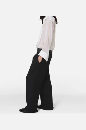 Stella McCartney Pantaloni da smoking a gamba larga, Donna,
