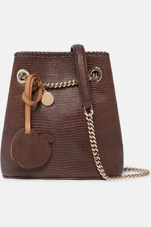 Stella McCartney Borsa a Secchiello Falabella con con Scaglie in Rilievo, Donna
