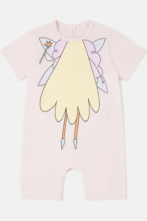 Stella McCartney Pagliaccetto girocollo grafica fata,