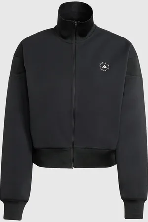 Stella McCartney Giacca da Allenamento in Maglia con Logo, Donna,