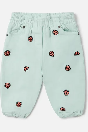 Stella McCartney Jeans in denim elasticizzato coccinella,