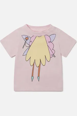 Stella McCartney Maglietta girocollo grafica fata,
