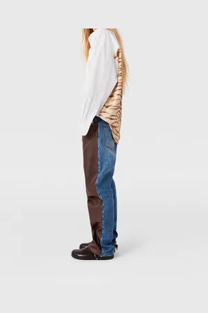 Stella McCartney Camicia con Pannello Stampa Tigre, Donna,