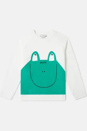 Stella McCartney Felpa girocollo grafica rana,