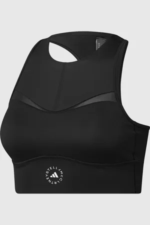 Stella McCartney Top da Allenamento Corto con Logo, Donna,