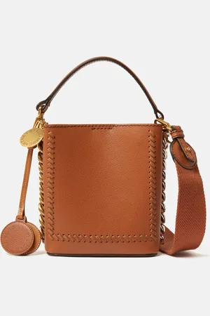Stella McCartney Borsa a secchiello mini squadrata Frayme in MIRUM, Donna