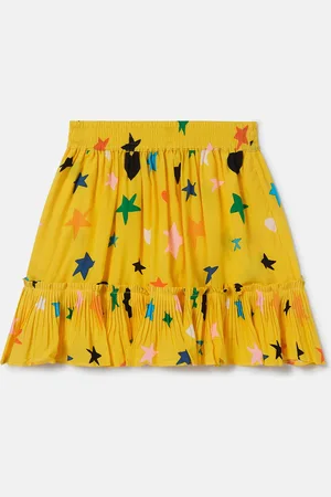 Stella McCartney Gonna a Balze con Stampa Stelle,