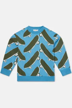 Stella McCartney Felpa con Stampa Skateboard,