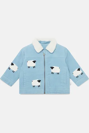 Stella McCartney Giacca di Jeans con Motivo Pecora, Donna,