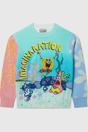 Stella McCartney Maglia Girocollo con Grafica Sponge Bob,