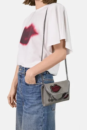 Stella McCartney Borsa portafoglio a tracolla Falabella Lips, Donna