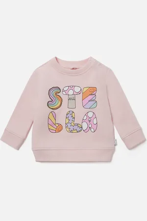 Stella McCartney Felpa girocollo scritta foresta Stella,