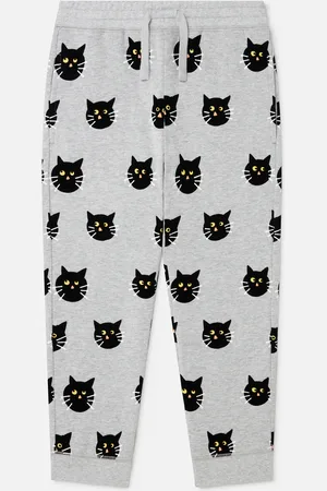 Stella McCartney Pantaloni Sportivi Motivo Gatto da Brivido, Donna,