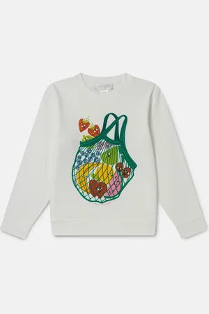 Stella McCartney Felpa con Grafica Cesto di Frutta,