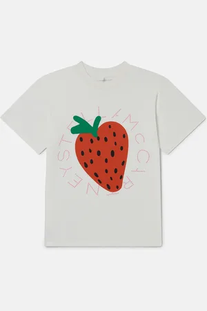 Stella McCartney Maglietta con Grafica Fragola,