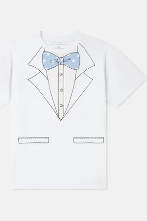 Stella McCartney Maglietta con Grafica Smoking,