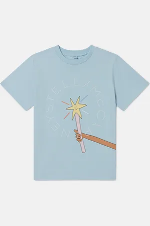Stella McCartney Maglietta girocollo grafica fata,