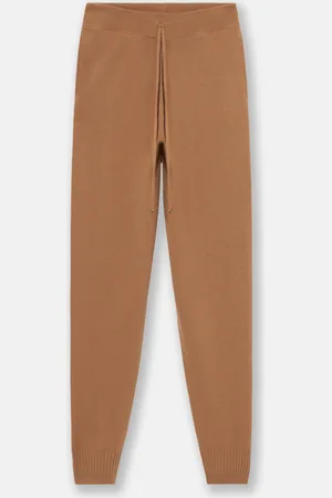 Stella McCartney Pantaloni Sportivi Affusolati a Vita Media, Donna,