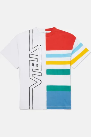 Stella McCartney Maglietta Varsity con Grafica Logo,
