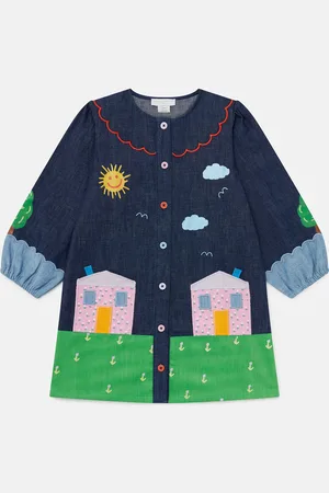 Stella McCartney Abito a Maniche Lunghe con Applicazioni Aia, Donna,
