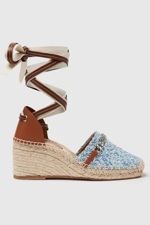 Stella McCartney Espadrillas con Zeppe Bouclé Gaia, Donna,