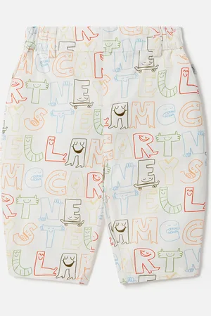 Stella McCartney Pantaloni con Stampa Scritta,