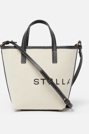 Stella McCartney Tote a Tracolla in Tela con Logo, Donna
