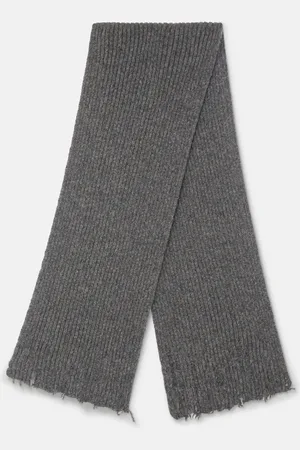 Stella McCartney Sciarpa a Maglia Grossa Effetto Invecchiato, Donna
