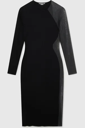 Stella McCartney Abito Miracle a Maniche Lunghe in Maglia Compatta, Donna,