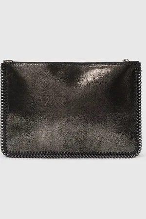 Stella McCartney Pochette con Zip Falabella Metallizzata, Donna