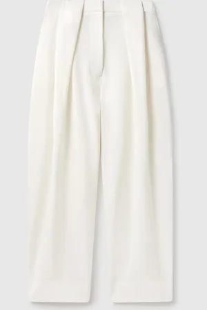 Stella McCartney Pantaloni Morbidi Plissettati con Pannelli, Donna,