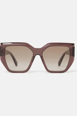 Stella McCartney Occhiali da Sole Quadrati Spessi Cat Eye, Donna