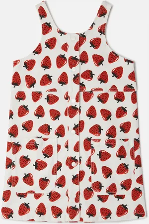 Stella McCartney Abito Senza Maniche con Stampa Fragole,
