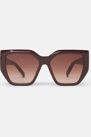 Stella McCartney Occhiali da Sole Quadrati Spessi Cat Eye, Donna