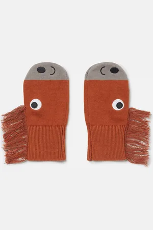 Stella McCartney Guanti con Frange Cavallo, Donna,