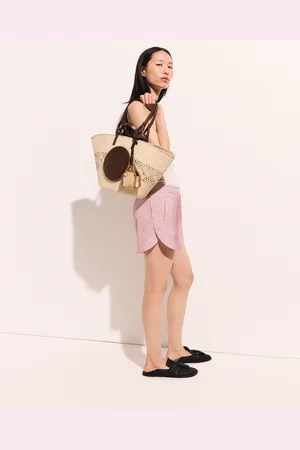 Stella McCartney Short Elasticizzati a Righe, Donna,
