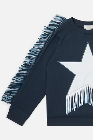Stella McCartney Felpa Stella con Frange,