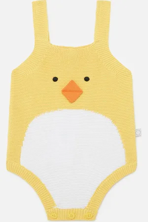 Stella McCartney Pagliaccetto Senza Maniche con Ricamo Pulcino, Donna,