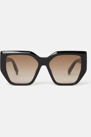 Stella McCartney Occhiali da Sole Quadrati Spessi Cat Eye, Donna