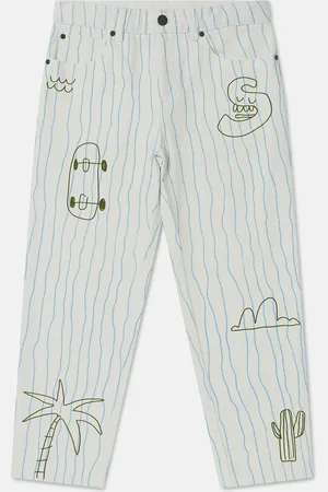 Stella McCartney Jeans con Stampa Skateboard,