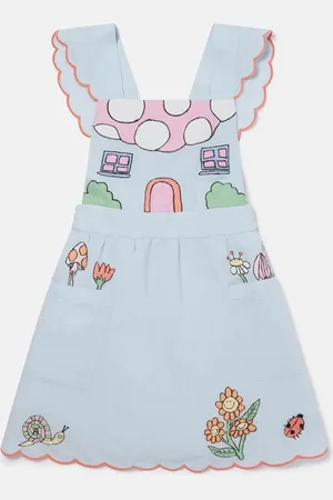 Stella McCartney Set abito senza maniche e bloomer fungo velenoso,