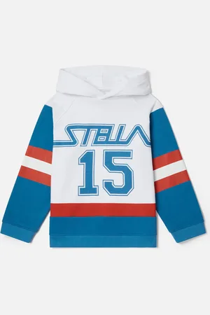 Stella McCartney Felpa con Cappuccio Varsity con Logo,