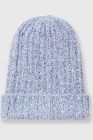 Stella McCartney Berretto Gessato con Logo, Donna