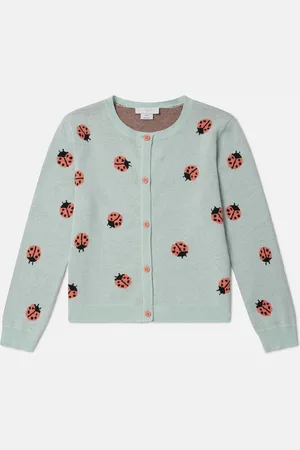 Stella McCartney Cardigan girocollo in maglia coccinella,