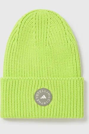 Stella McCartney Berretto a Coste con Logo, Donna