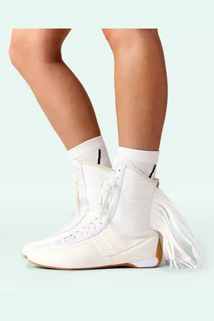Stella McCartney Scarpe da Ginnastica Alte con Frange Rasant, Donna,