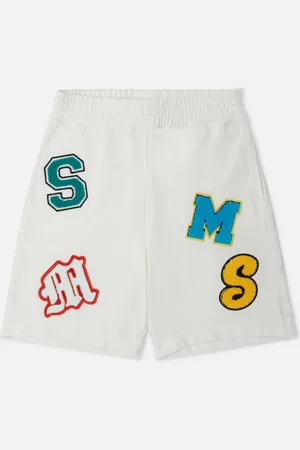 Stella McCartney Pantaloncini con Ricamo Iniziali Marchio,